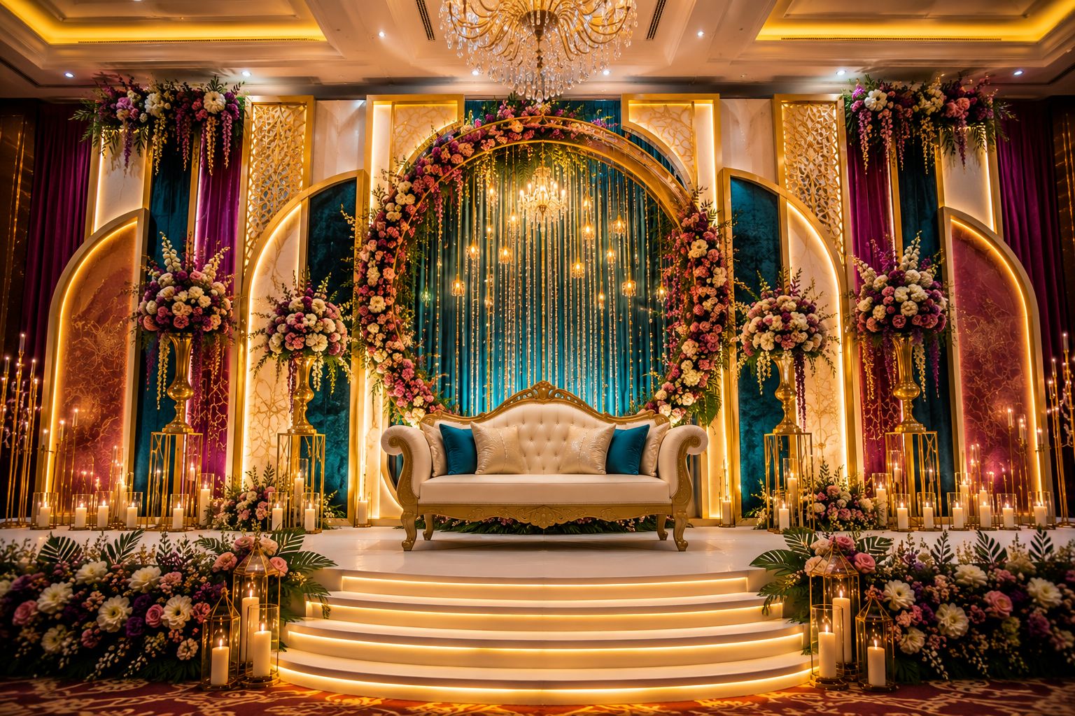 Emerald Floral Wedding in Nagercoil