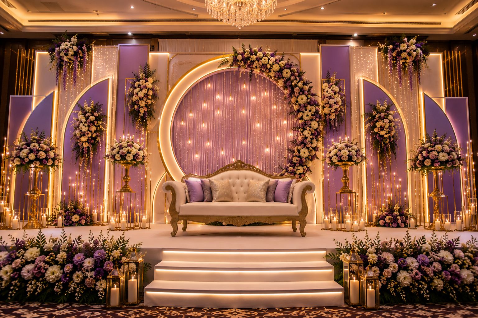 Lavender Halo Wedding in Madurai
